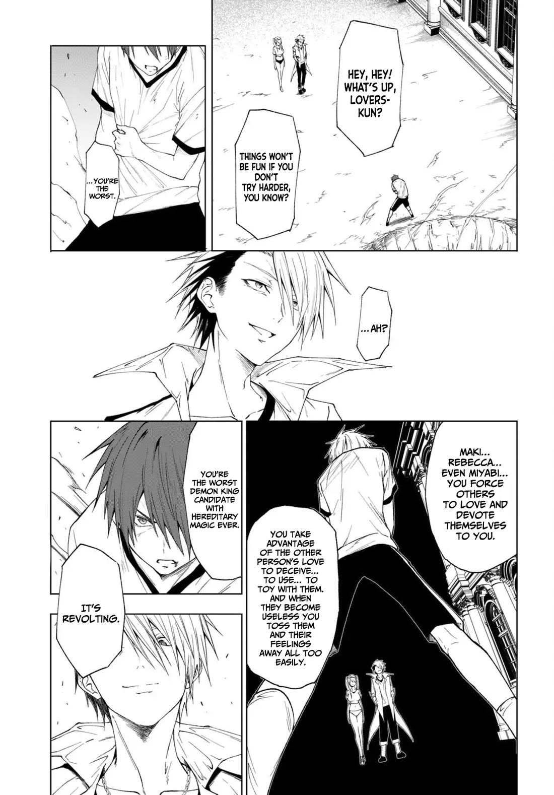 Maou Gakuen no Hangyakusha Chapter 43 page 4 - Chapter 43: Yugaoze's Hereditary Magic