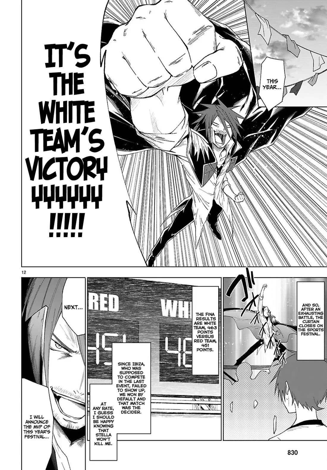 Maou Gakuen no Hangyakusha Chapter 46 page 13 - Chapter 46: Minus 90 points