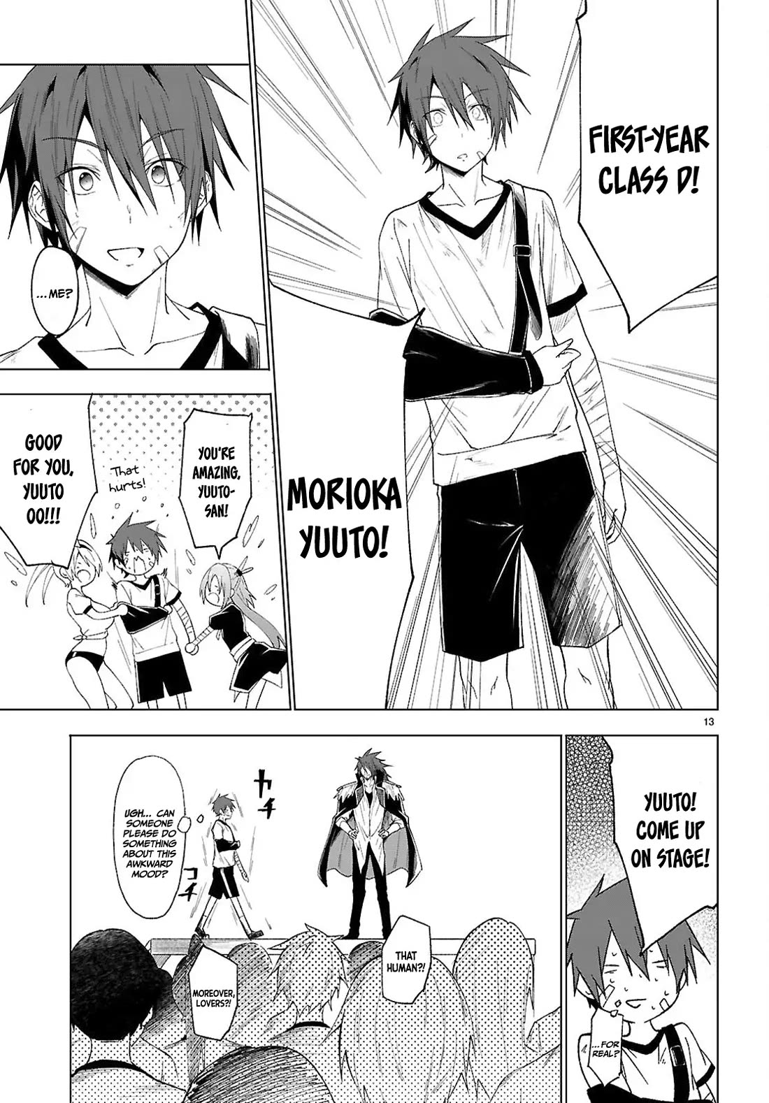 Maou Gakuen no Hangyakusha Chapter 46 page 14 - Chapter 46: Minus 90 points