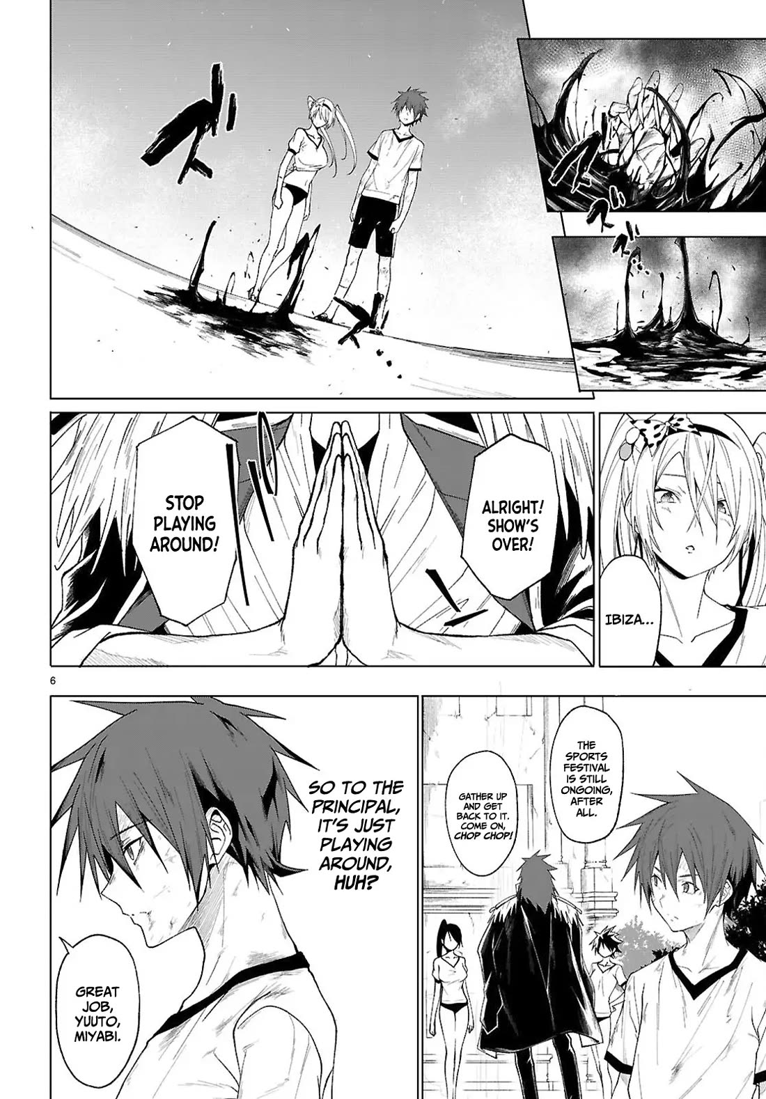Maou Gakuen no Hangyakusha Chapter 46 page 7 - Chapter 46: Minus 90 points