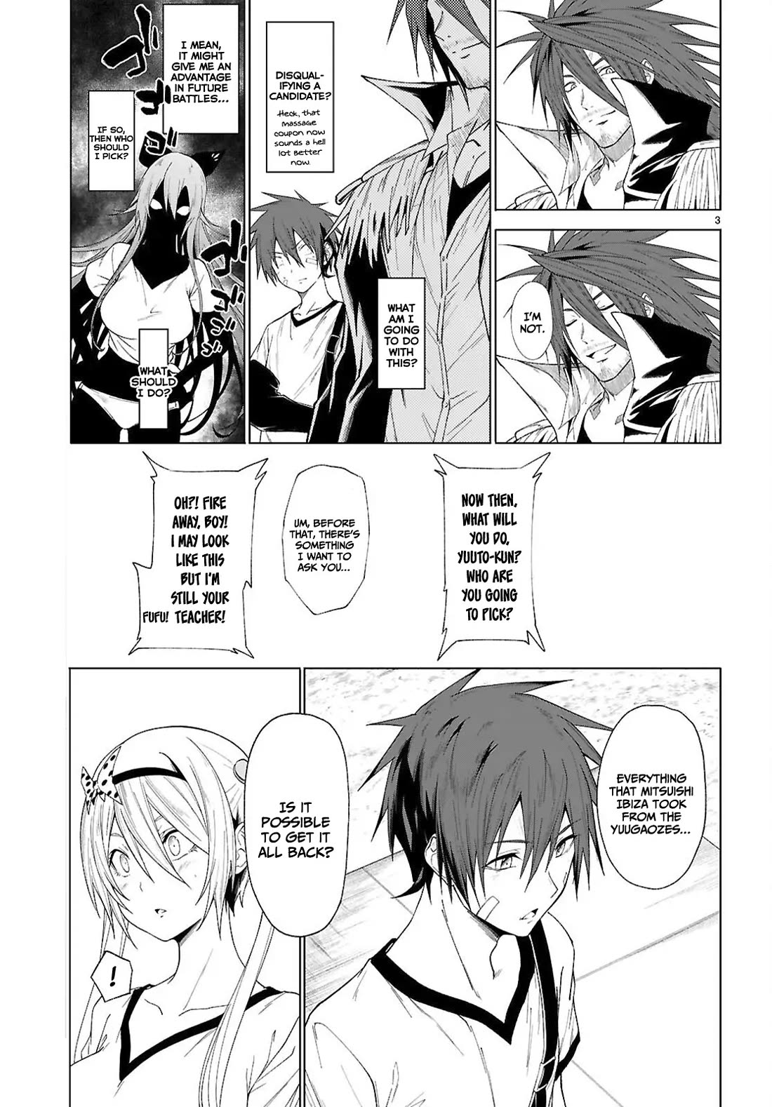 Maou Gakuen no Hangyakusha Chapter 47 page 4 - Chapter 47: The compensation for a Life