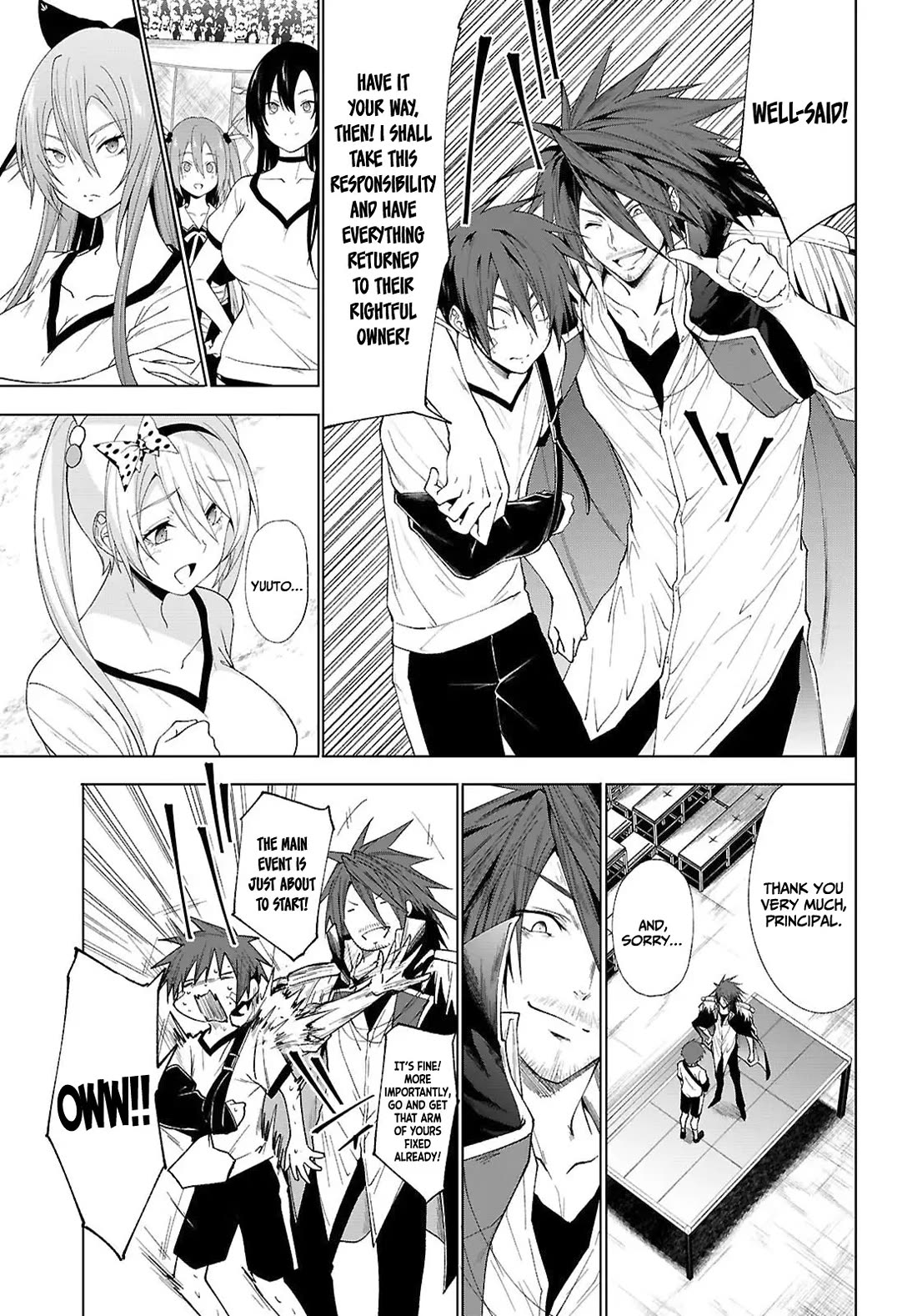 Maou Gakuen no Hangyakusha Chapter 47 page 6 - Chapter 47: The compensation for a Life