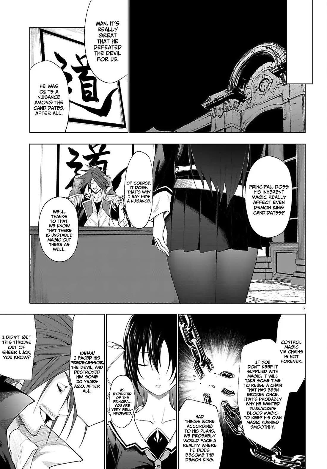 Maou Gakuen no Hangyakusha Chapter 47 page 8 - Chapter 47: The compensation for a Life