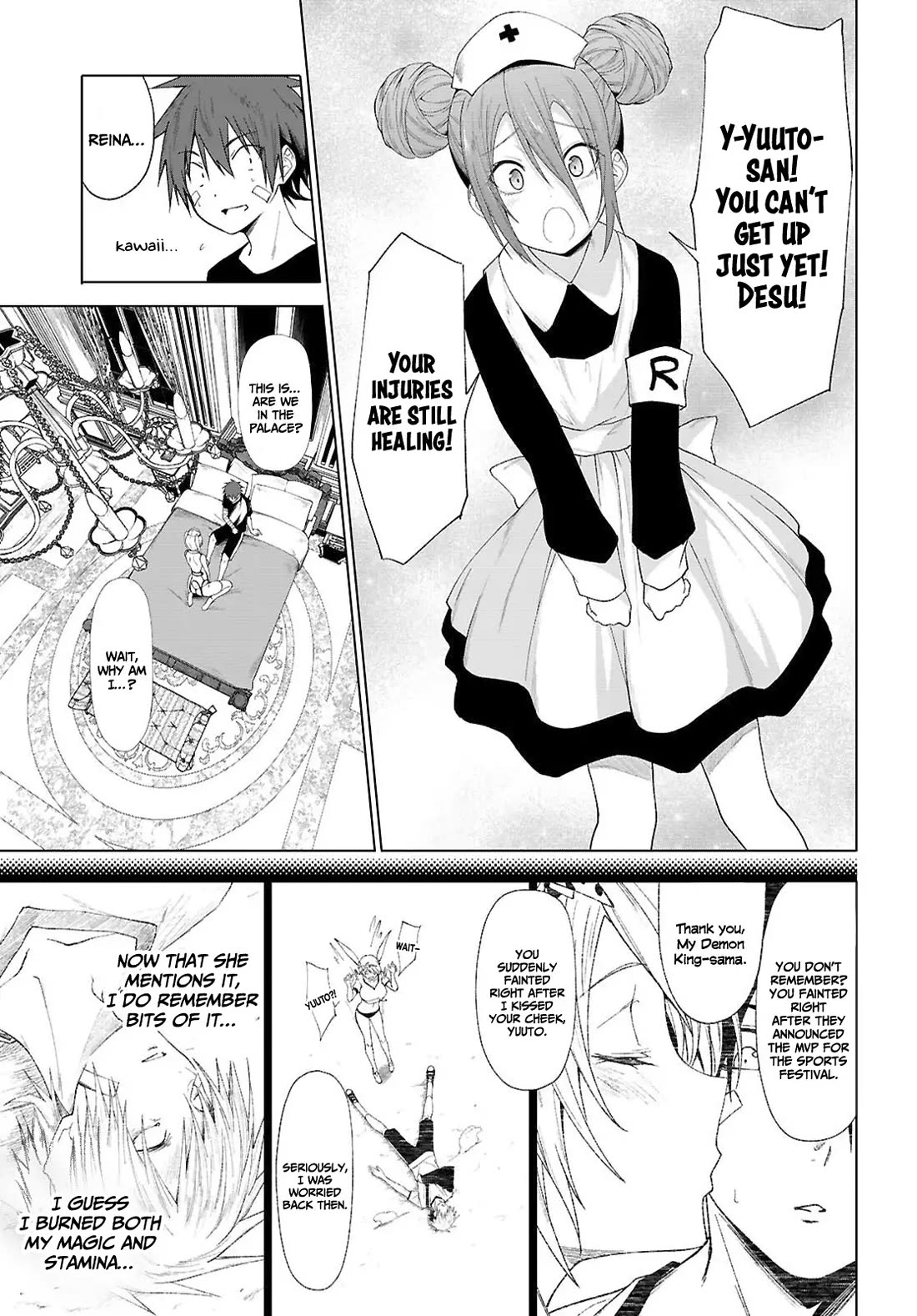Maou Gakuen no Hangyakusha Chapter 48 page 4 - Chapter 48: No Panty Finish