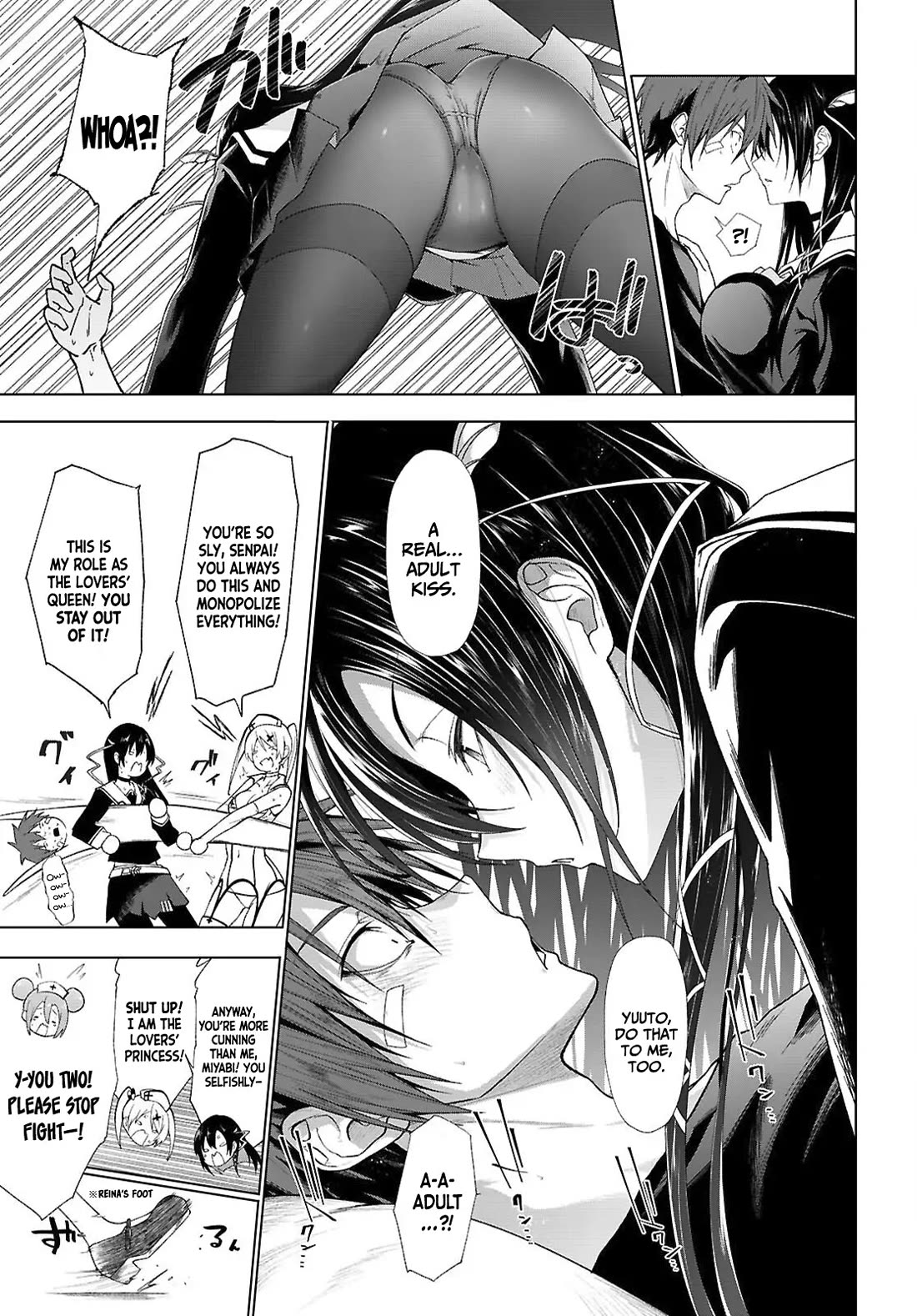 Maou Gakuen no Hangyakusha Chapter 48 page 8 - Chapter 48: No Panty Finish