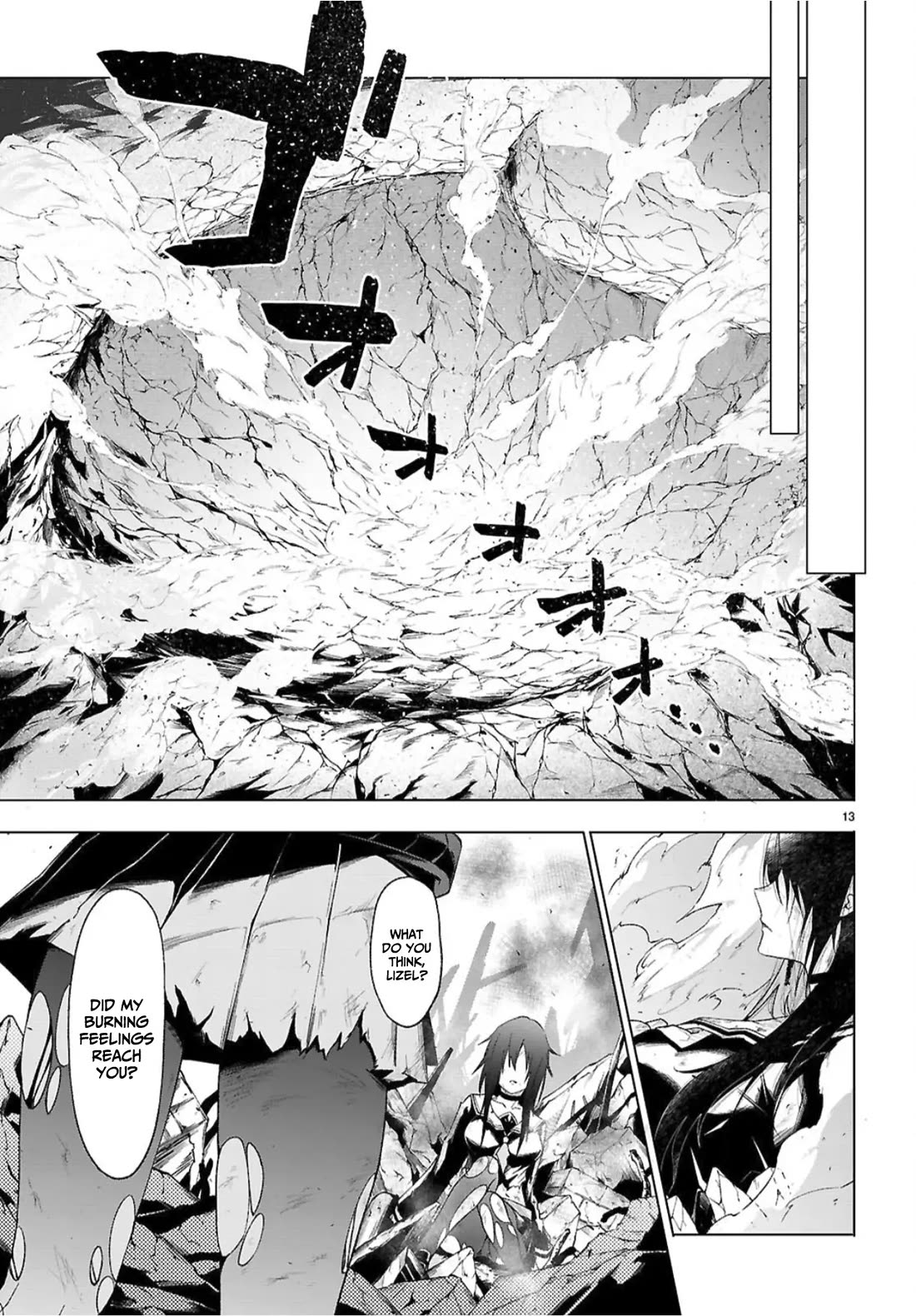 Maou Gakuen no Hangyakusha Chapter 49 page 14 - Chapter 49: Love and Quarrels and The Demon King's Throne [END]