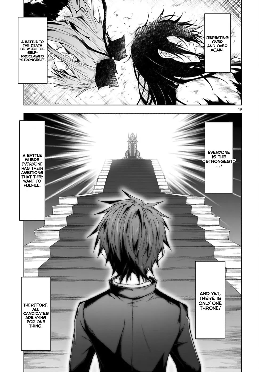 Maou Gakuen no Hangyakusha Chapter 49 page 20 - Chapter 49: Love and Quarrels and The Demon King's Throne [END]