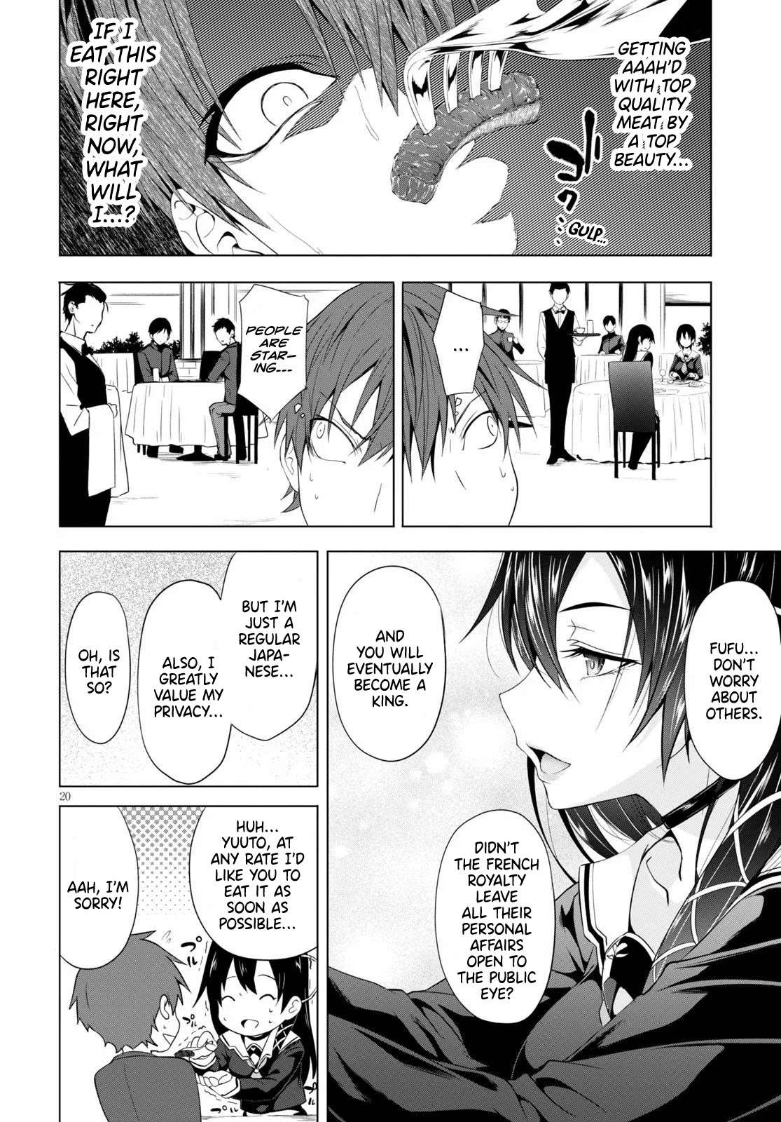 Maou Gakuen no Hangyakusha Chapter 5 page 21 - Chapter 5: Octopus Sausages