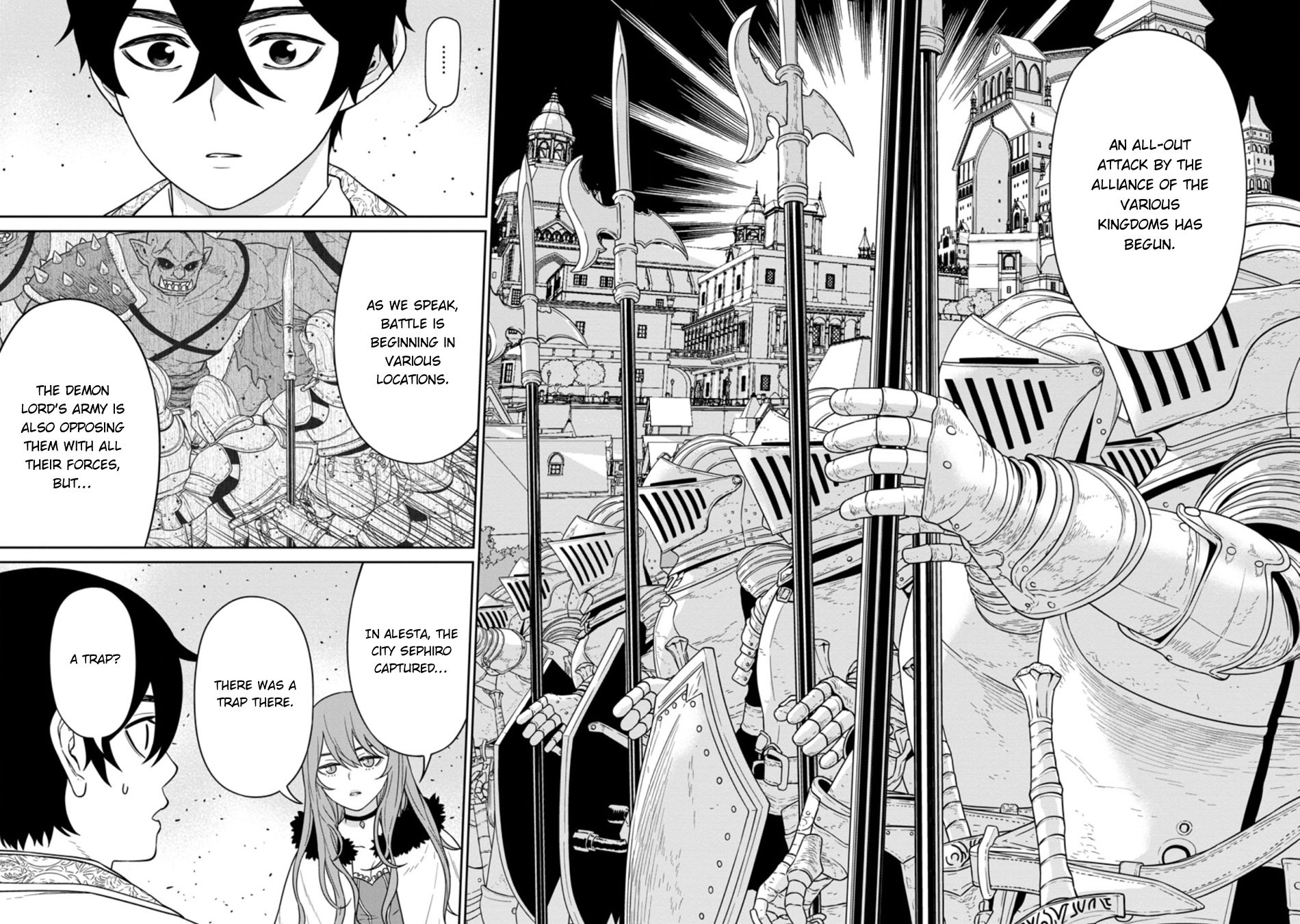 Maou Gun Saikyou no Majutsushi wa Ningen datta Chapter 17.1 page 3 - Chapter 17.1