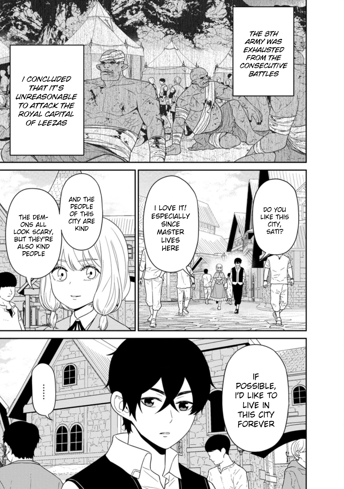 Maou Gun Saikyou no Majutsushi wa Ningen datta Chapter 25.1 page 7 - Chapter 25.1