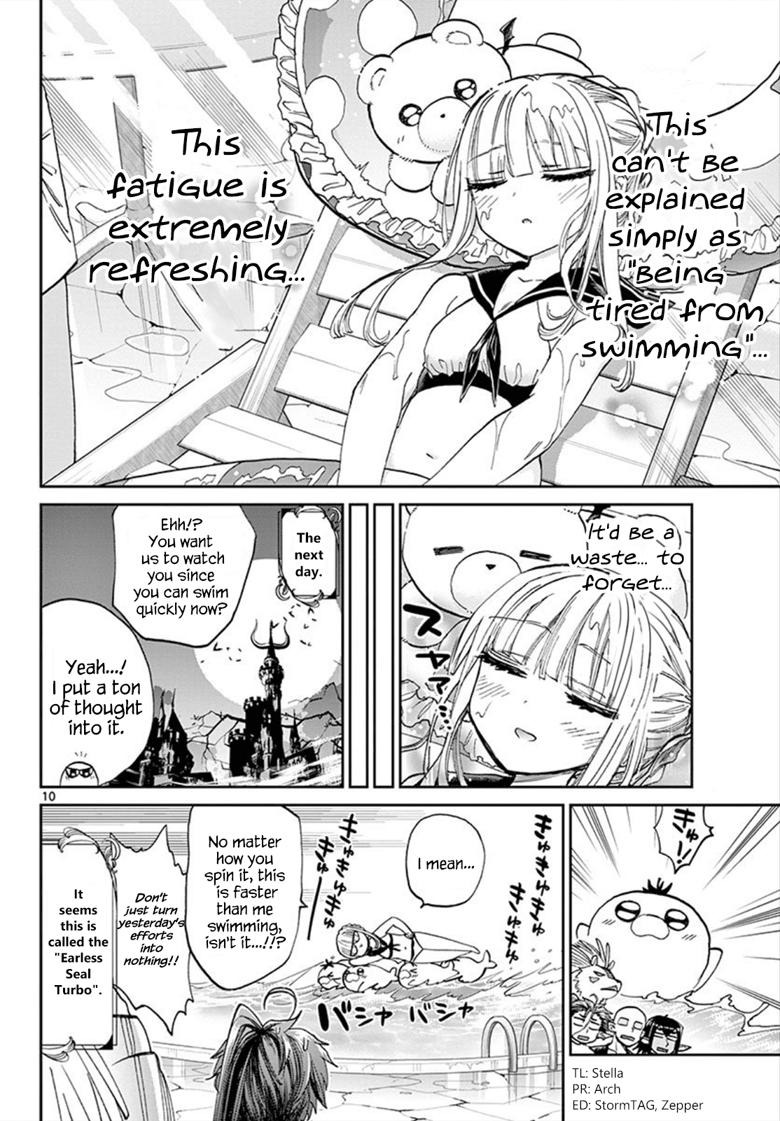 Maou-jou de Oyasumi Chapter 102 page 10 - Chapter 102: You'll Be Able To Sleep 100% During Fifth Period Math