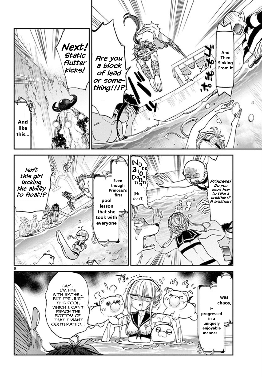 Maou-jou de Oyasumi Chapter 102 page 8 - Chapter 102: You'll Be Able To Sleep 100% During Fifth Period Math