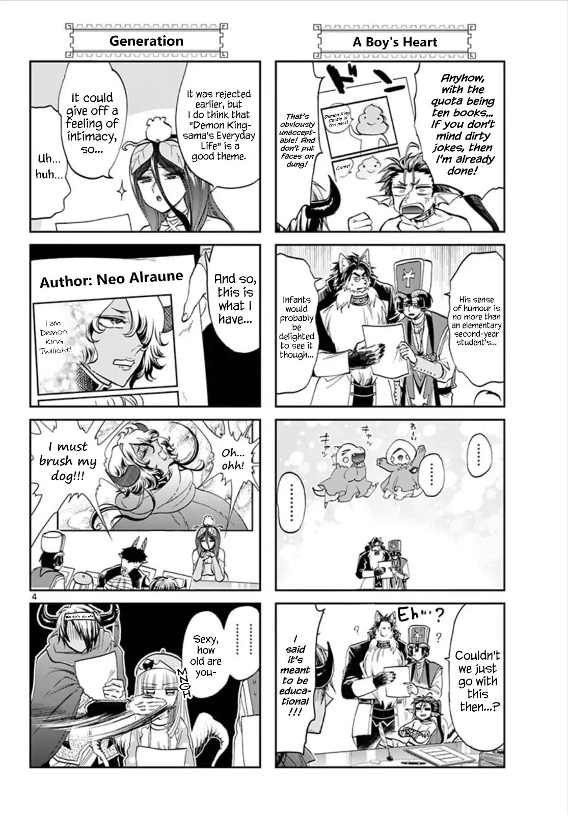 Maou-jou de Oyasumi Chapter 106 page 4 - Chapter 106: Deadlines Turn Creatures Weird