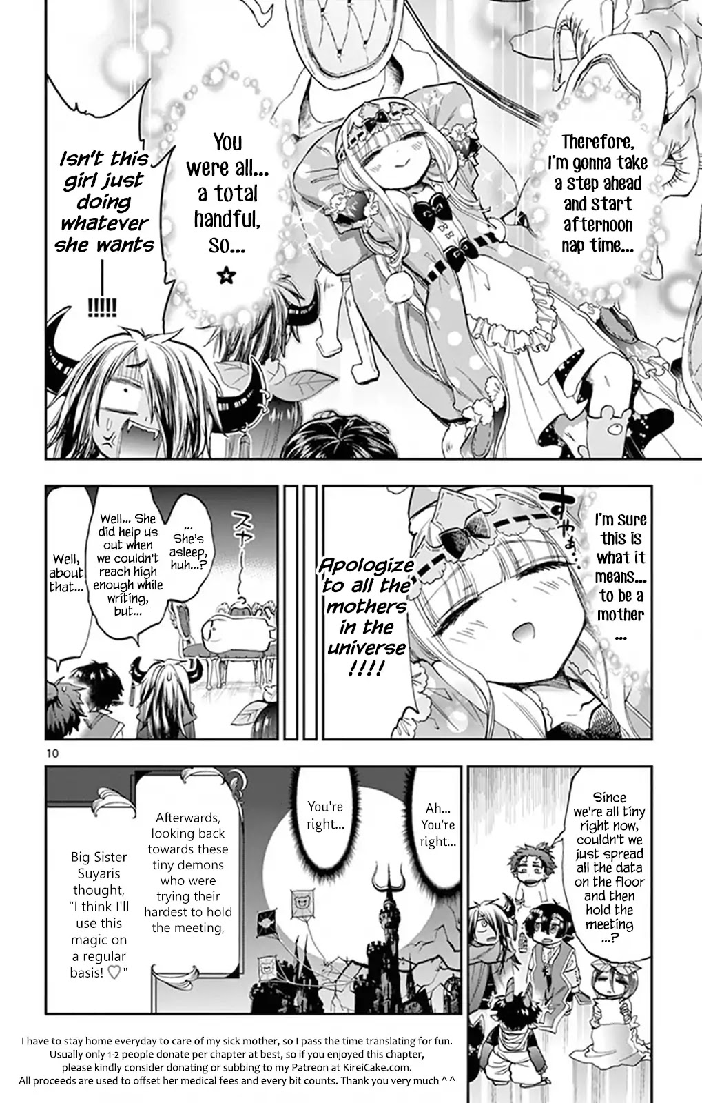 Maou-jou de Oyasumi Chapter 109 page 10 - Chapter 109: Big Sister Suyari's Happiness