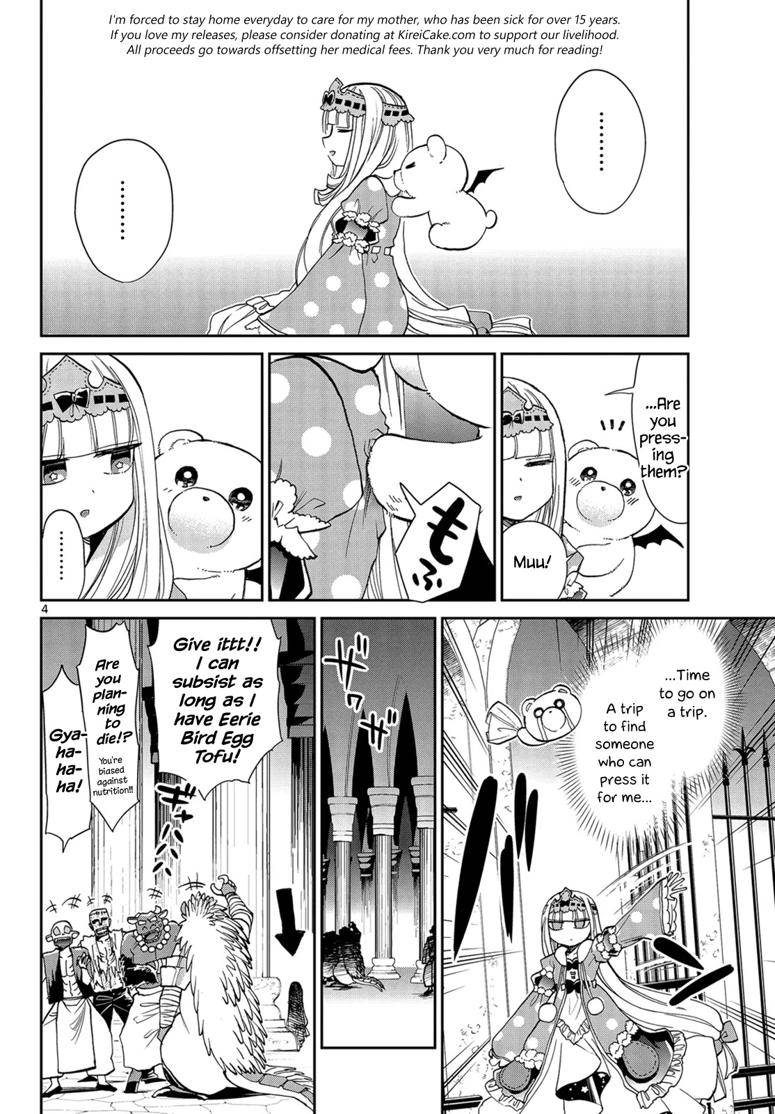 Maou-jou de Oyasumi Chapter 11 page 4 - Chapter 11: You Won't Go Down Unless You Touch It