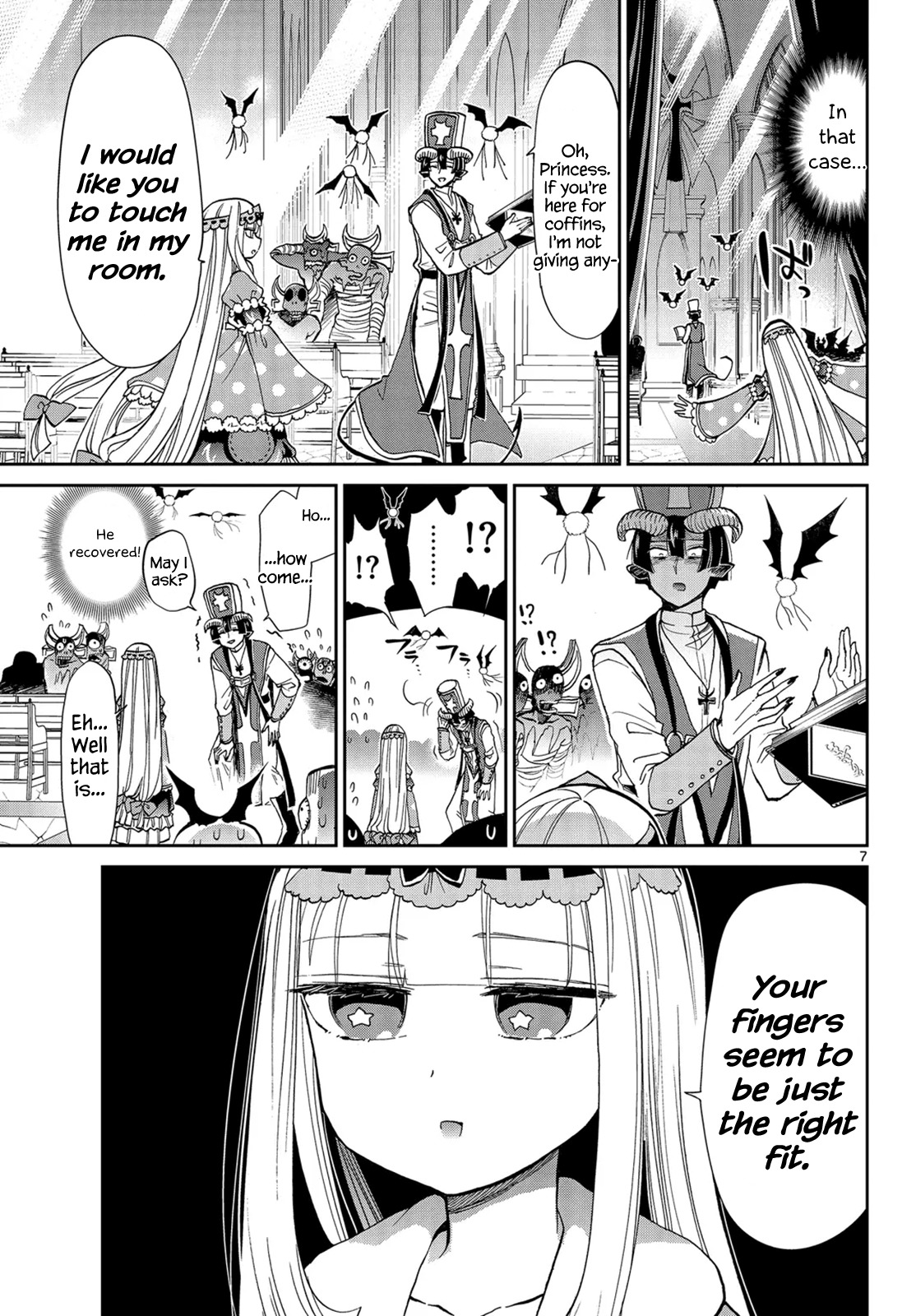 Maou-jou de Oyasumi Chapter 11 page 7 - Chapter 11: You Won't Go Down Unless You Touch It