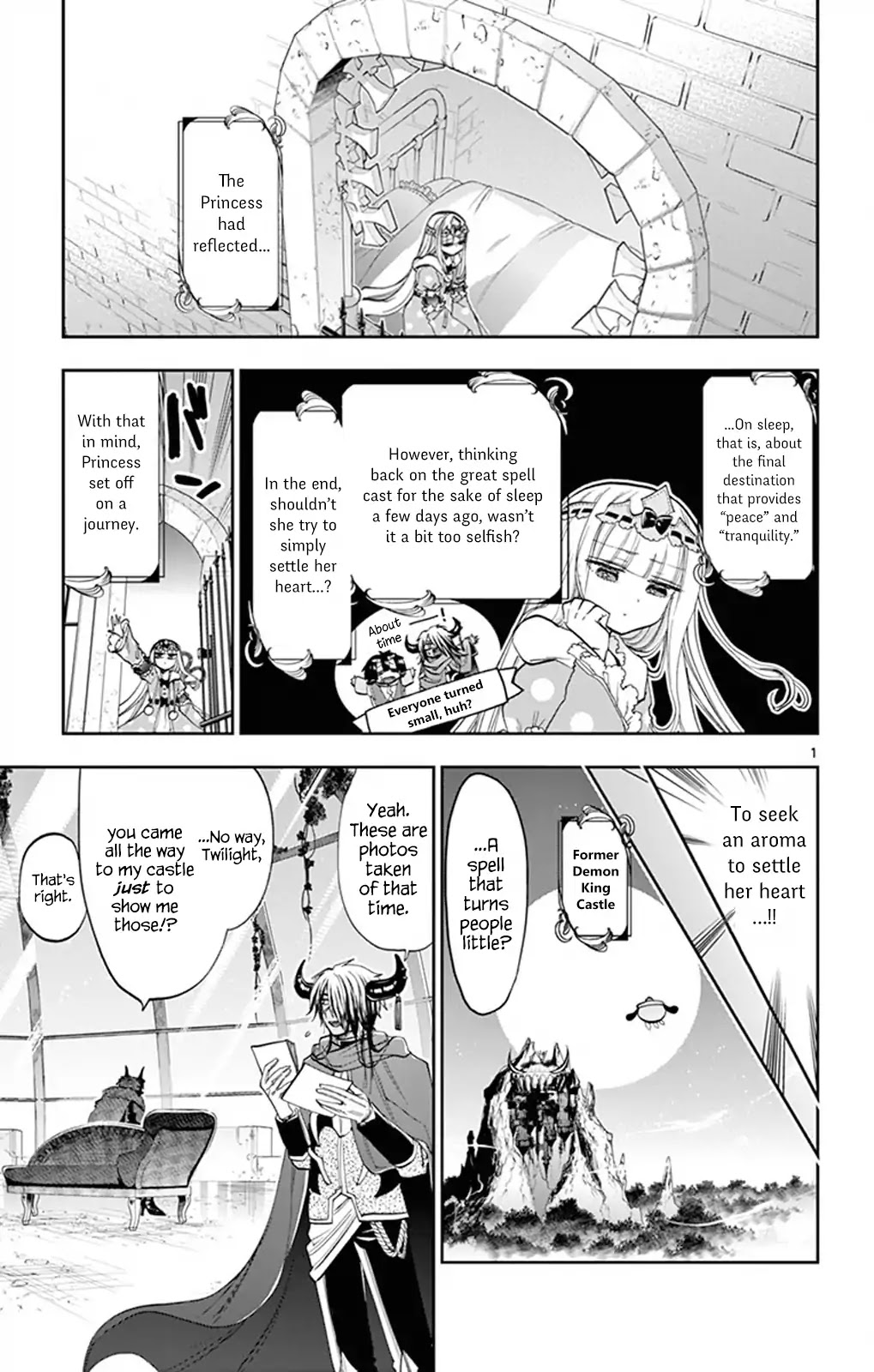 Maou-jou de Oyasumi Chapter 110 page 1 - Chapter 110: Memories Smell Nice