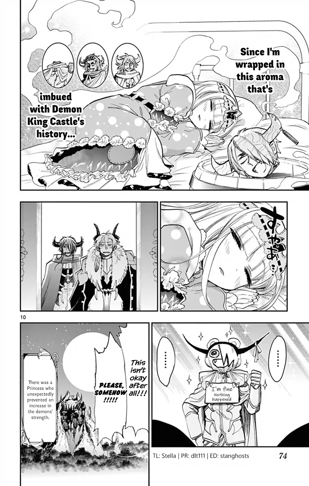 Maou-jou de Oyasumi Chapter 110 page 10 - Chapter 110: Memories Smell Nice