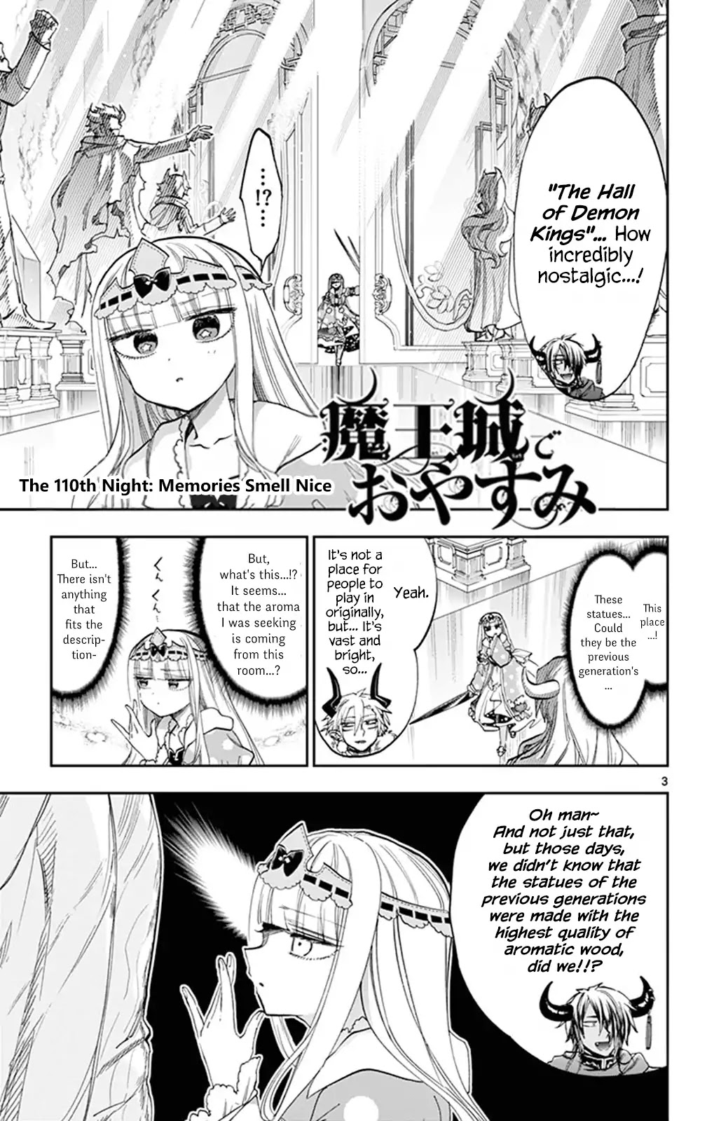 Maou-jou de Oyasumi Chapter 110 page 3 - Chapter 110: Memories Smell Nice