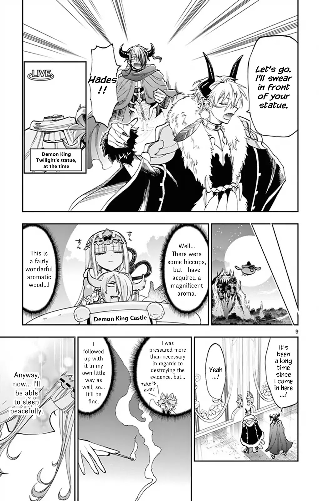 Maou-jou de Oyasumi Chapter 110 page 9 - Chapter 110: Memories Smell Nice