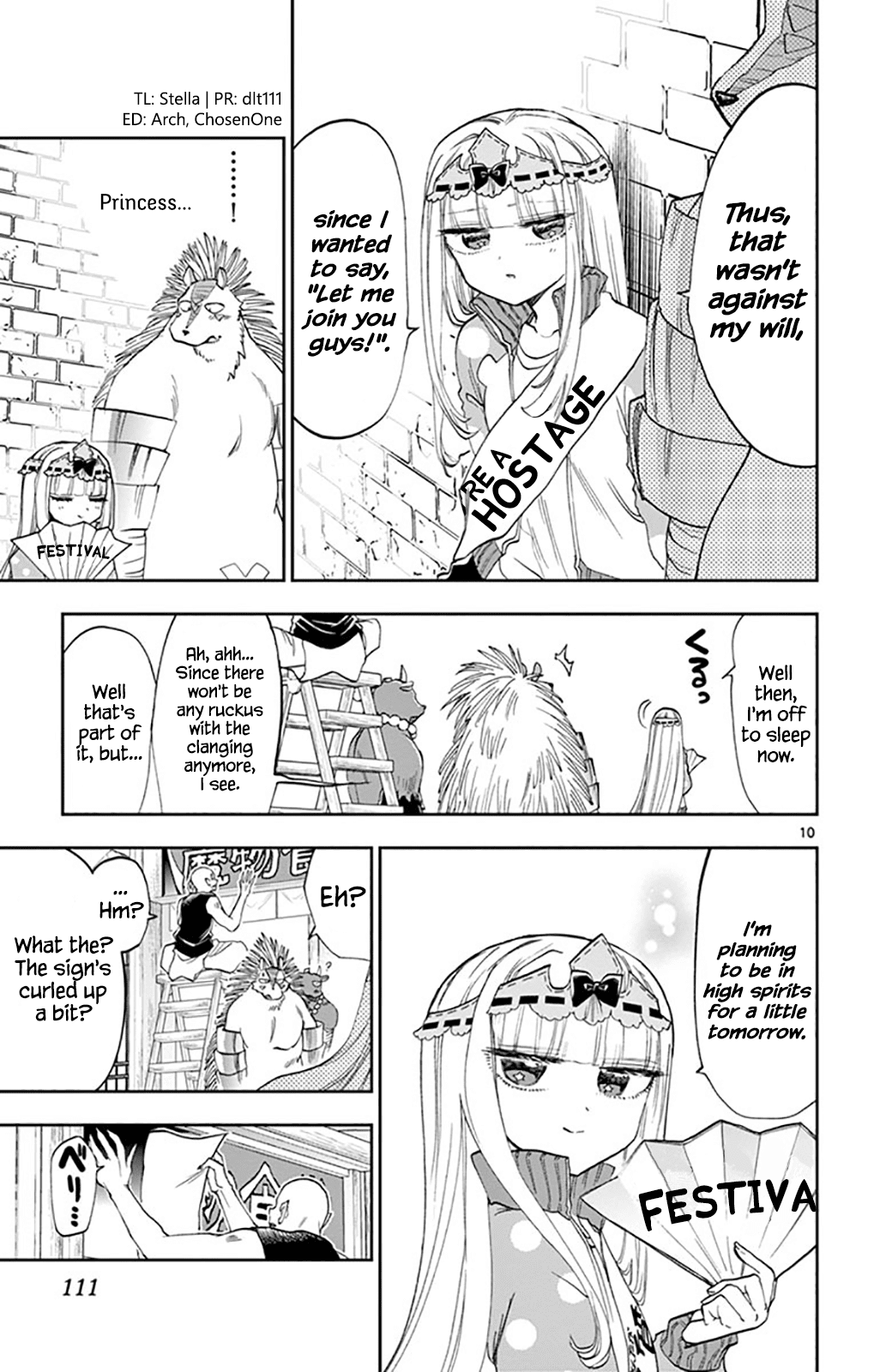 Maou-jou de Oyasumi Chapter 113 page 10 - Chapter 113: I'd Like to Have a Sleepover or Something at School, Hm?