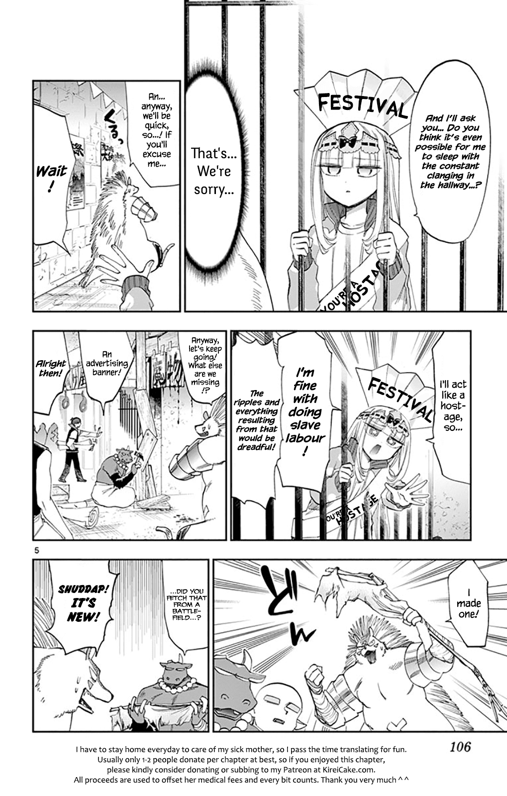 Maou-jou de Oyasumi Chapter 113 page 5 - Chapter 113: I'd Like to Have a Sleepover or Something at School, Hm?
