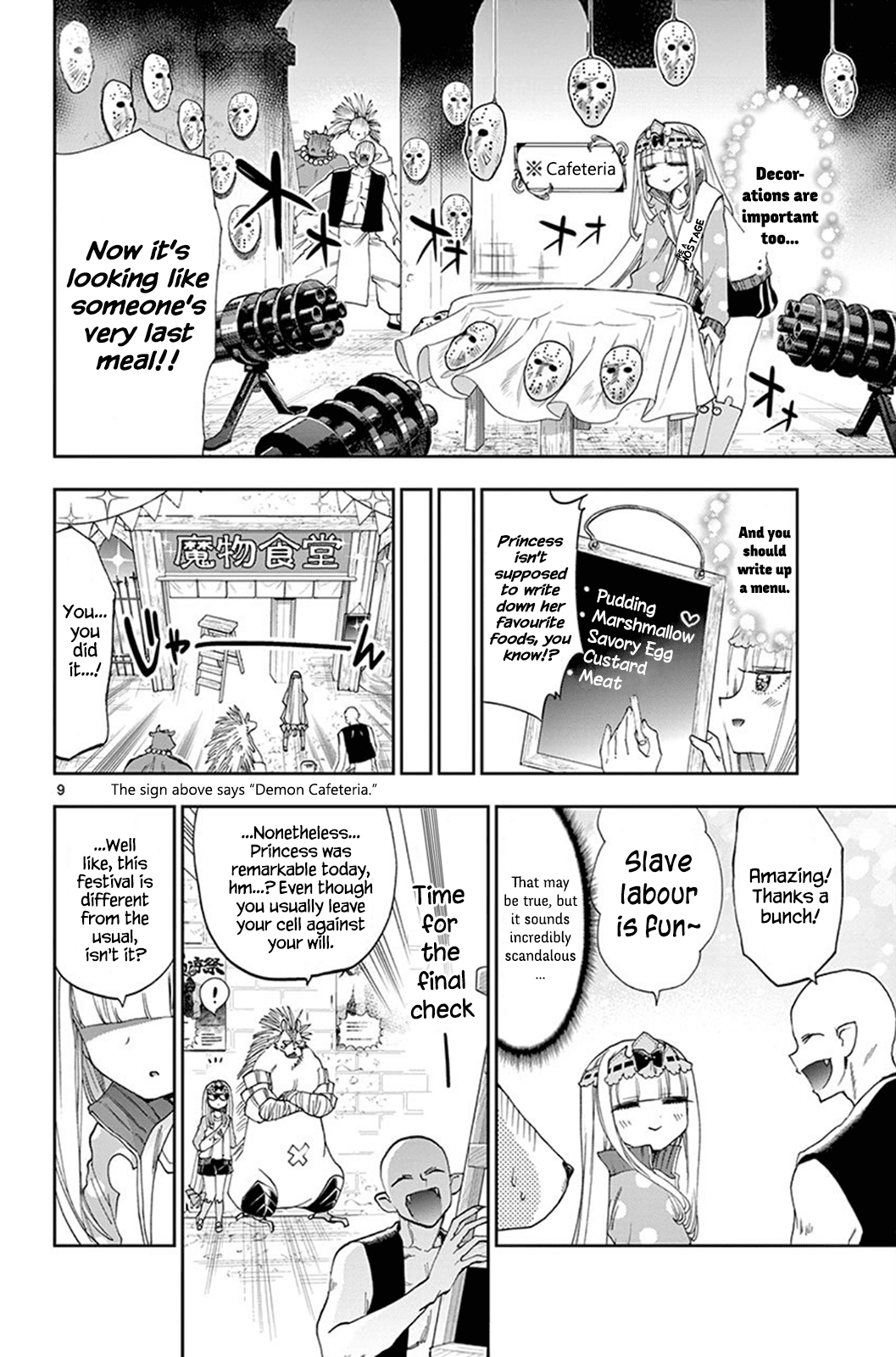Maou-jou de Oyasumi Chapter 113 page 9 - Chapter 113: I'd Like to Have a Sleepover or Something at School, Hm?
