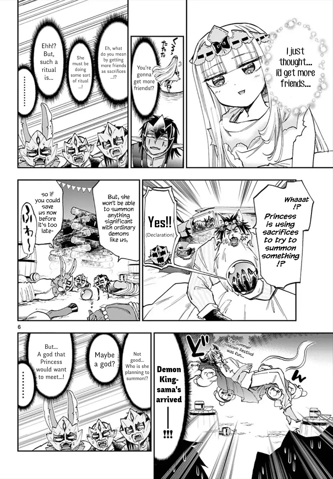Maou-jou de Oyasumi Chapter 116 page 6 - Chapter 116: Burning After You Go "WAH!"