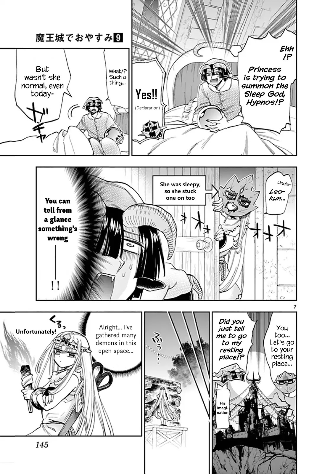 Maou-jou de Oyasumi Chapter 116 page 7 - Chapter 116: Burning After You Go "WAH!"