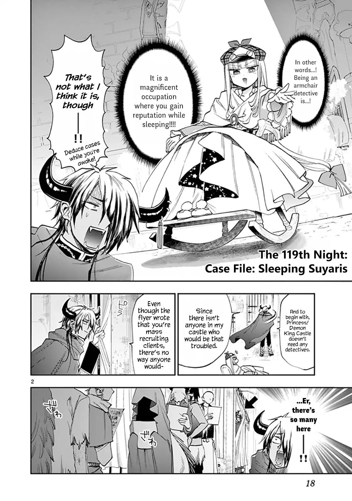 Maou-jou de Oyasumi Chapter 119 page 2 - Chapter 119: Case File: Sleeping Suyaris