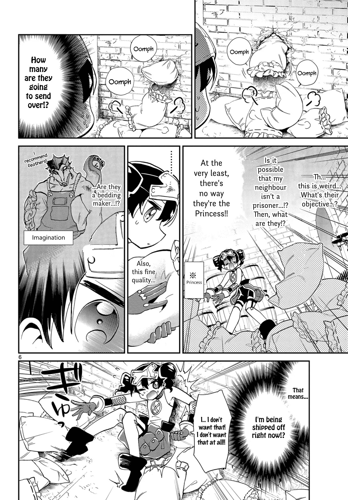 Maou-jou de Oyasumi Chapter 12 page 6 - Chapter 12: The Sea of Pillows and the Tower of Babel