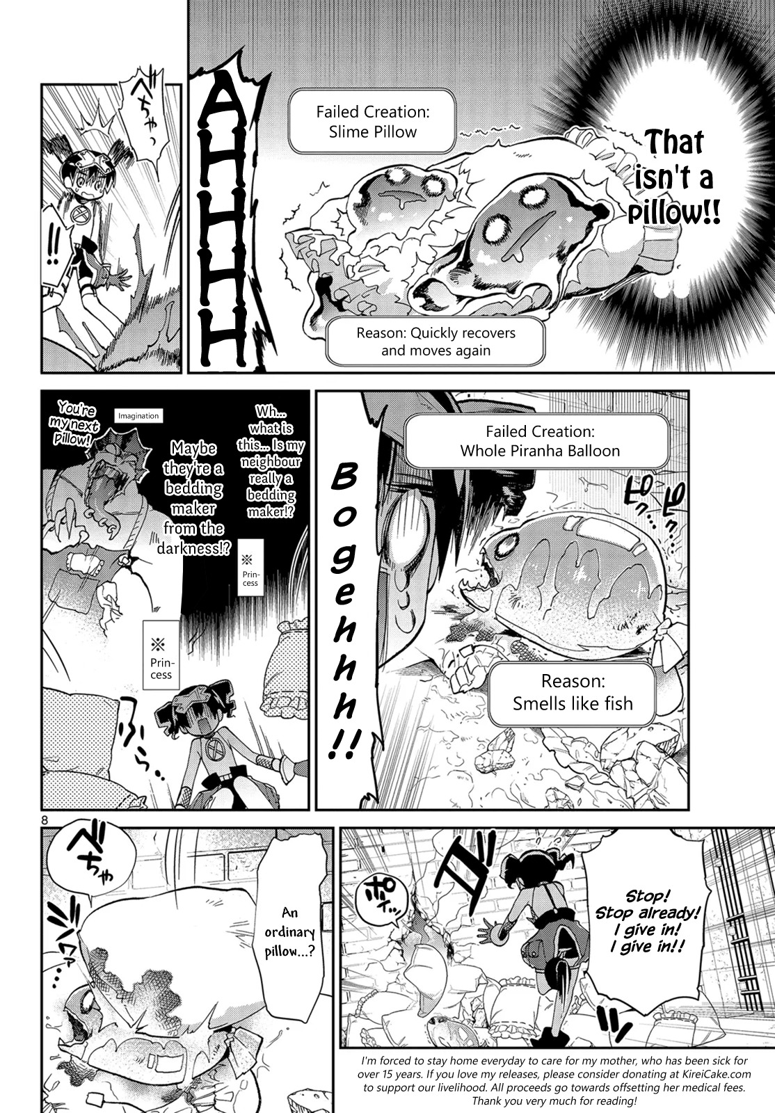 Maou-jou de Oyasumi Chapter 12 page 8 - Chapter 12: The Sea of Pillows and the Tower of Babel