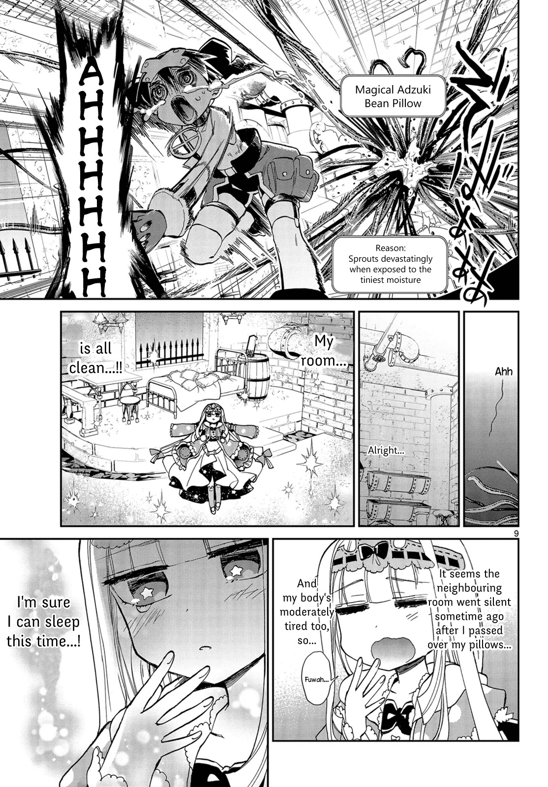 Maou-jou de Oyasumi Chapter 12 page 9 - Chapter 12: The Sea of Pillows and the Tower of Babel