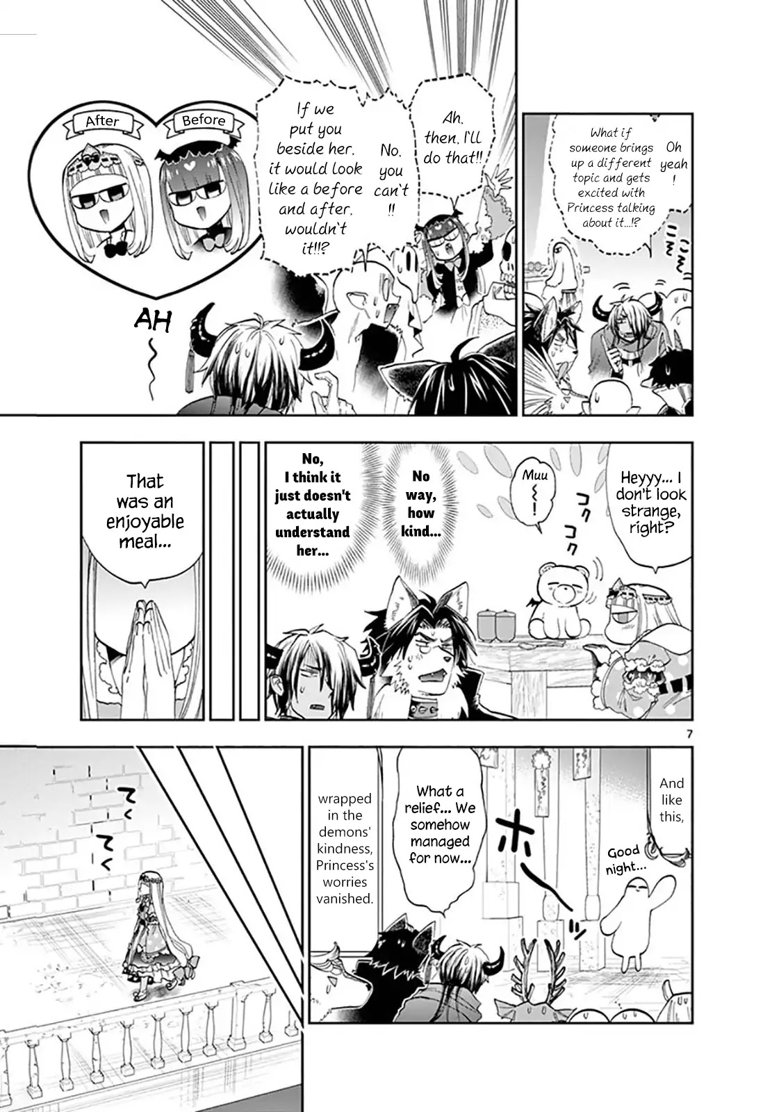Maou-jou de Oyasumi Chapter 120 page 7 - Chapter 120: Unexpectedly Skillful Curve