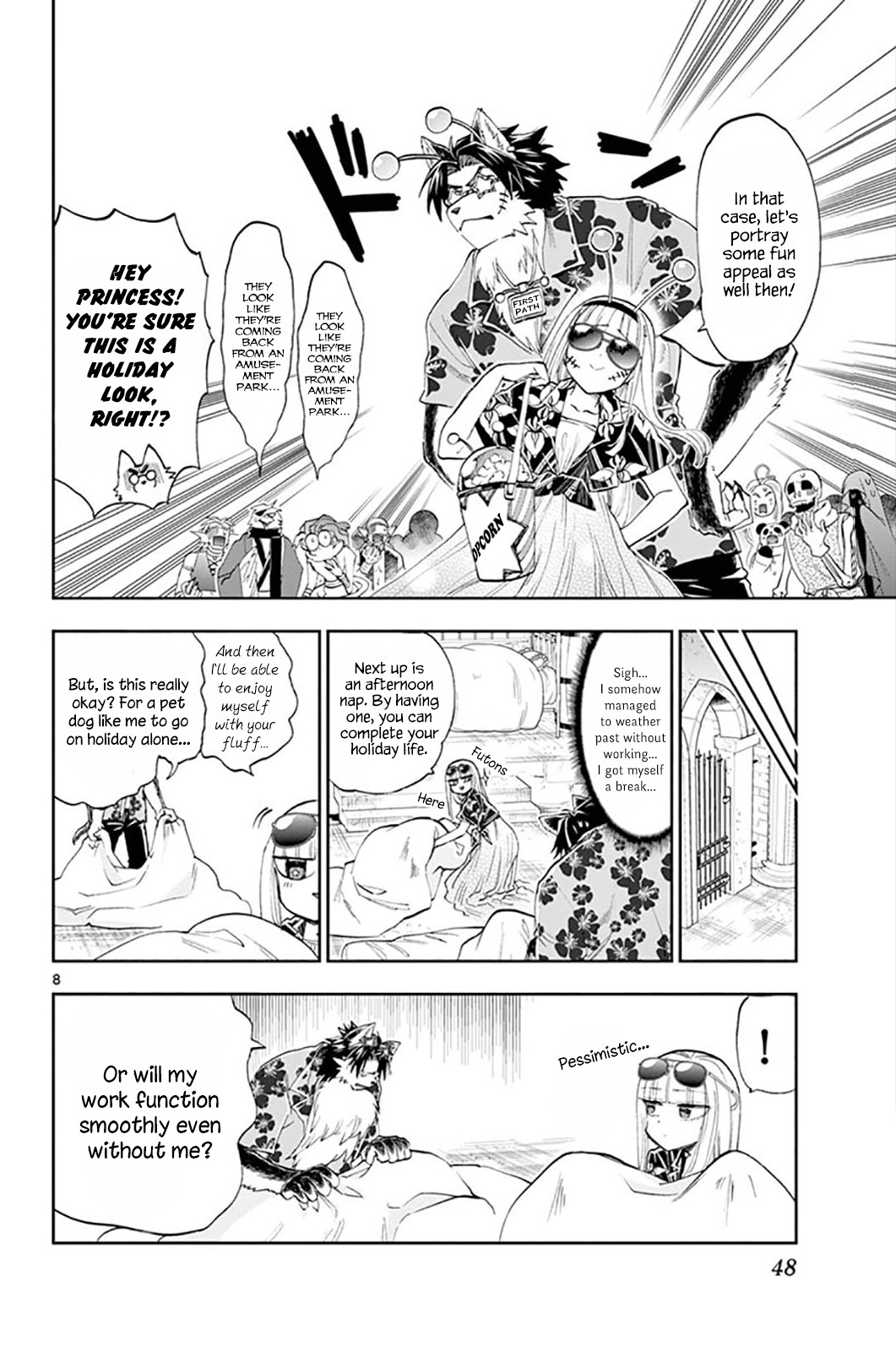 Maou-jou de Oyasumi Chapter 121 page 8 - Chapter 121: A Day of Sweet Dreams in the Demon Castle