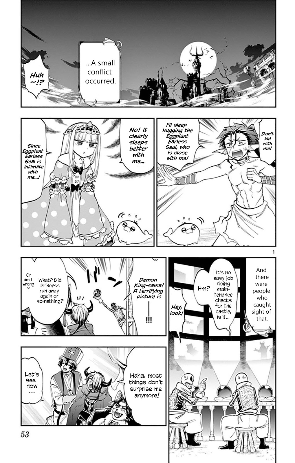 Maou-jou de Oyasumi Chapter 122 page 1 - Chapter 122: A Massive Parental Meeting Begins