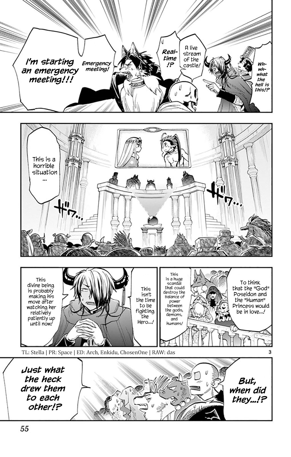 Maou-jou de Oyasumi Chapter 122 page 3 - Chapter 122: A Massive Parental Meeting Begins