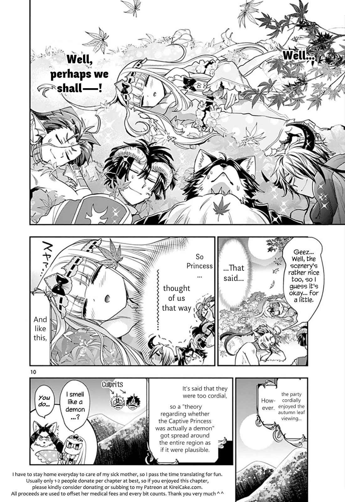 Maou-jou de Oyasumi Chapter 124 page 10 - Chapter 124: Have You Not Heard Of Our Princess?