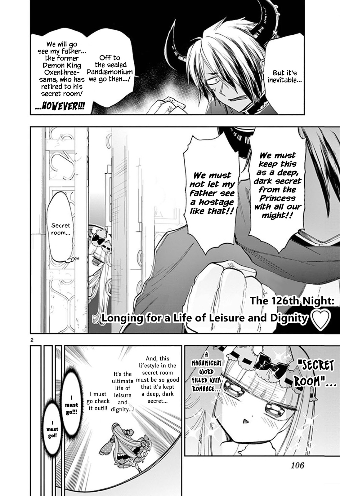 Maou-jou de Oyasumi Chapter 126 page 2 - Chapter 126: Longing for a Life of Leisure and Dignity