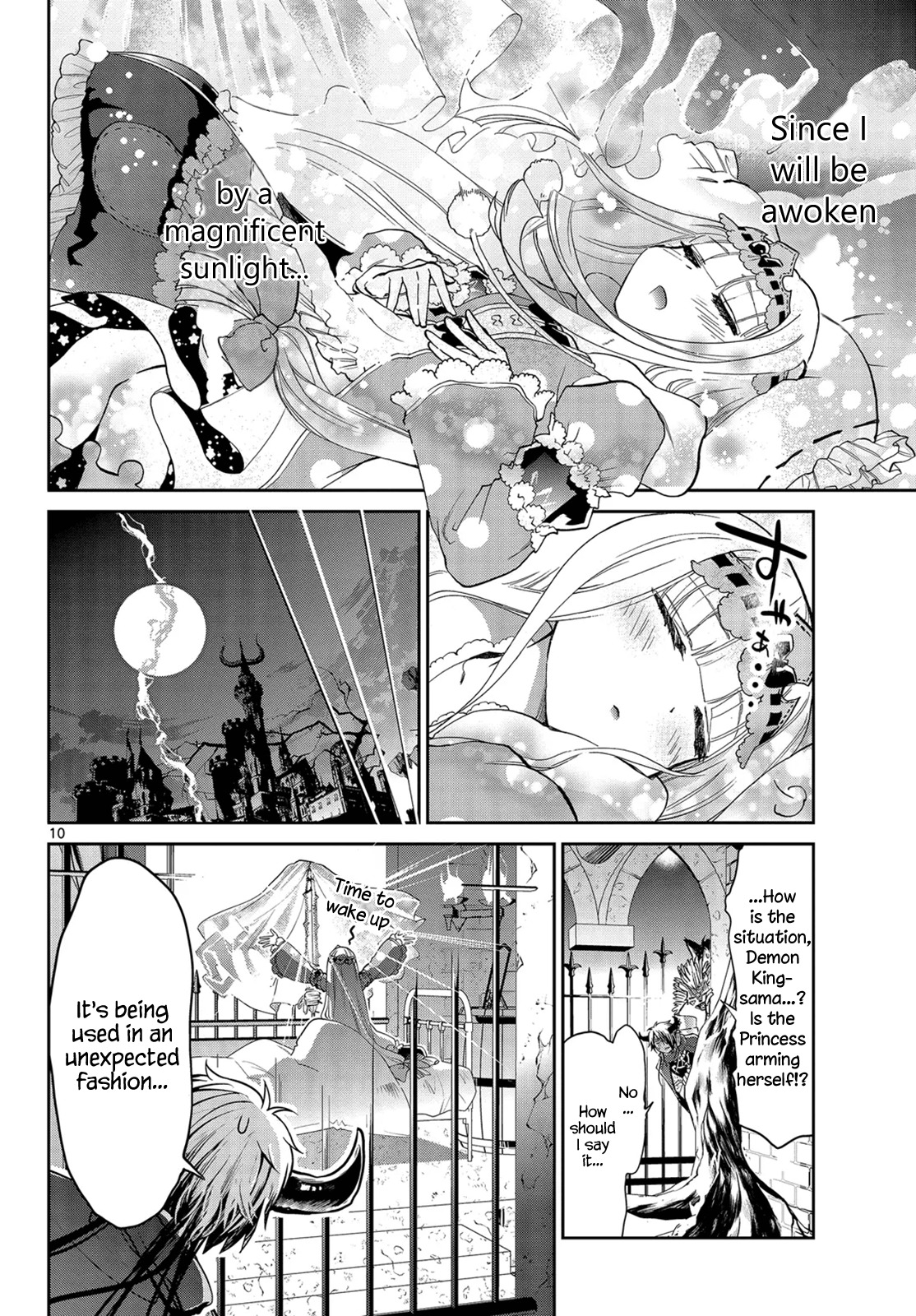 Maou-jou de Oyasumi Chapter 13 page 10 - Chapter 13: Head to the Sacred Treasure Forest!