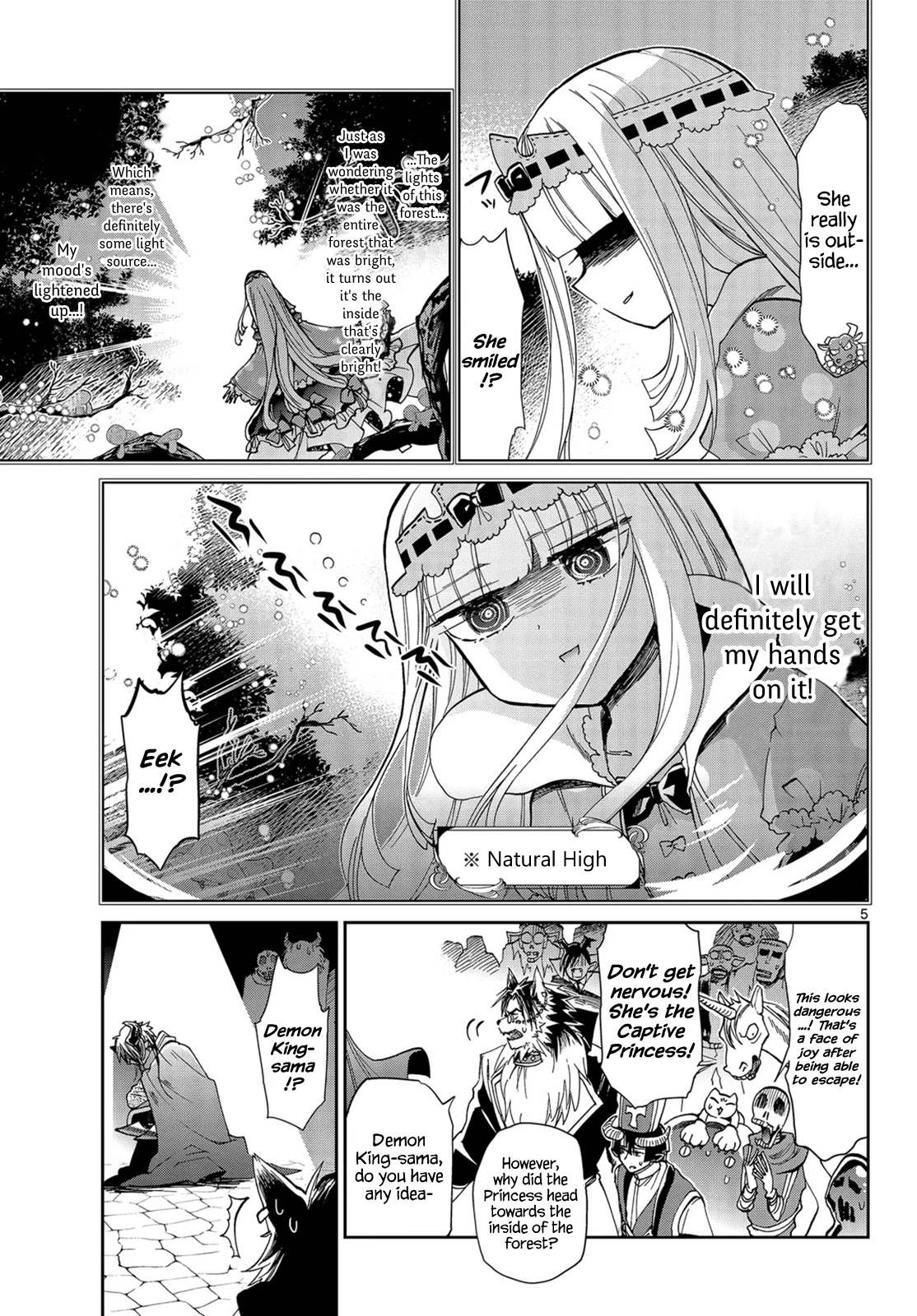 Maou-jou de Oyasumi Chapter 13 page 5 - Chapter 13: Head to the Sacred Treasure Forest!