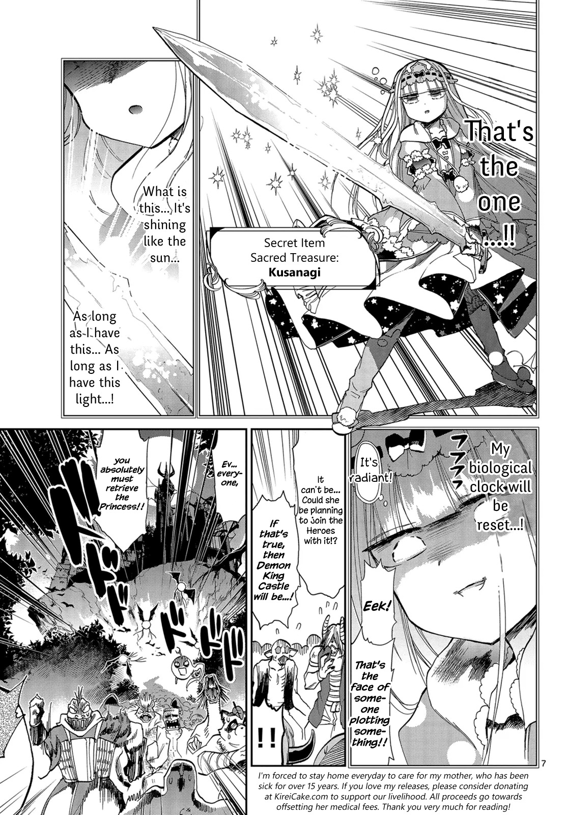 Maou-jou de Oyasumi Chapter 13 page 7 - Chapter 13: Head to the Sacred Treasure Forest!