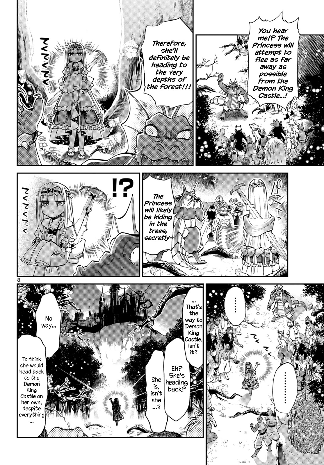 Maou-jou de Oyasumi Chapter 13 page 8 - Chapter 13: Head to the Sacred Treasure Forest!