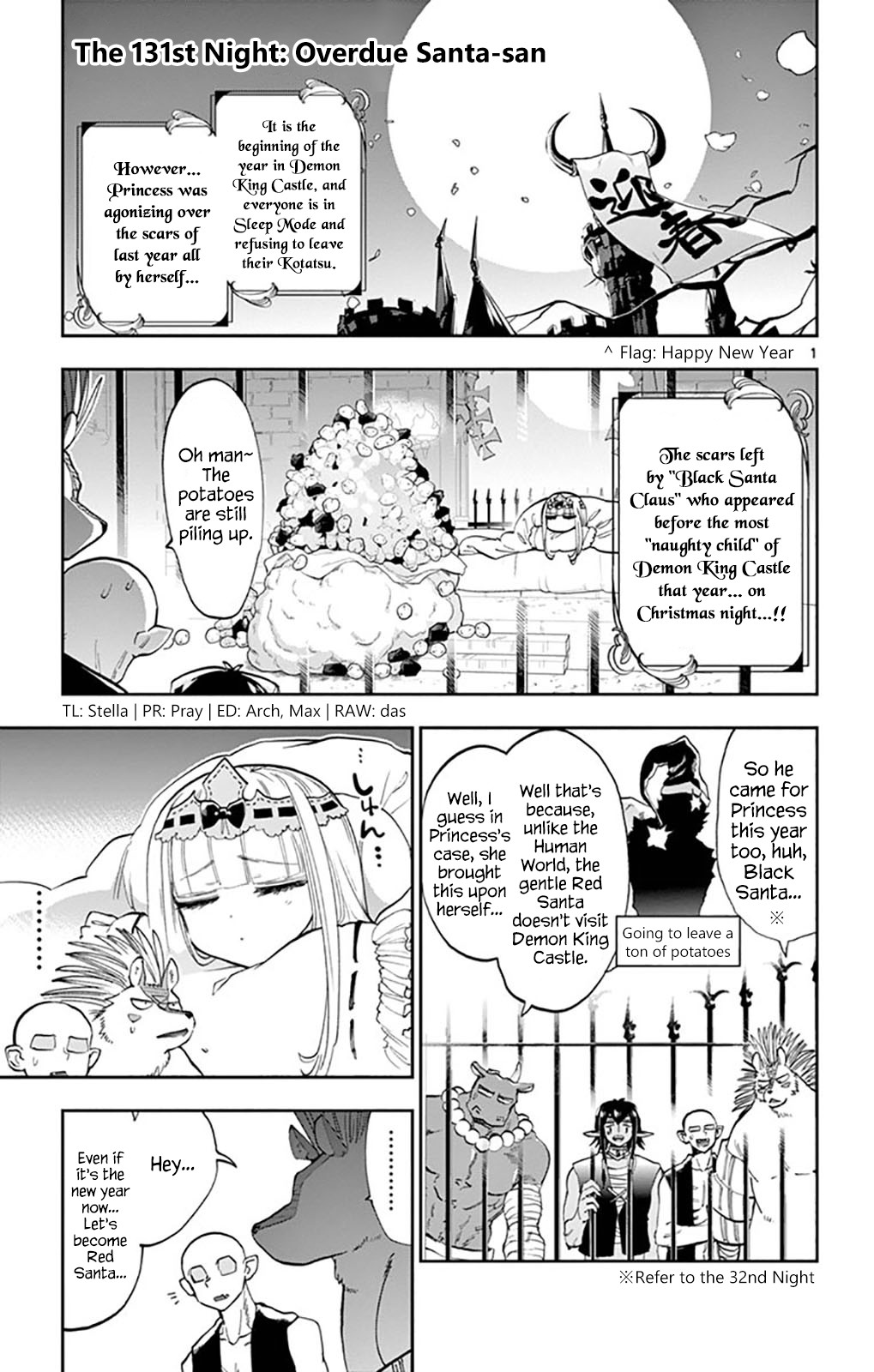 Maou-jou de Oyasumi Chapter 131 page 4 - Chapter 131: Overdue Santa-san