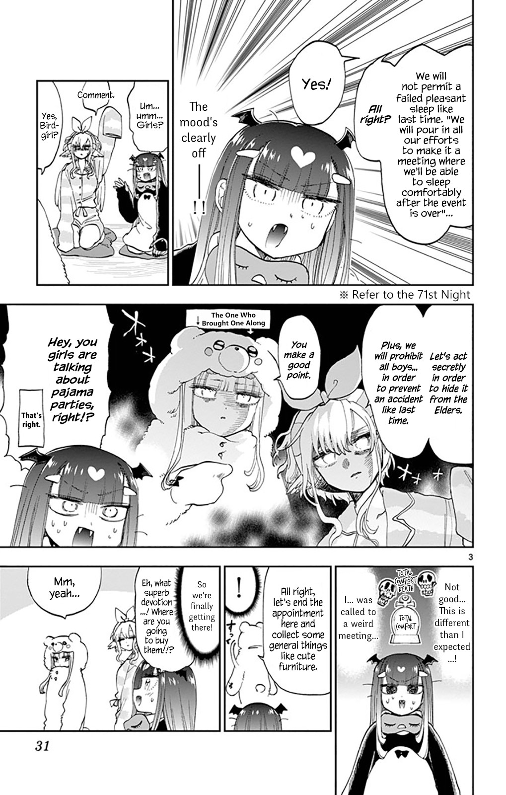 Maou-jou de Oyasumi Chapter 133 page 3 - Chapter 133: I'll Give All I've Got For Both Hobbies and Work!