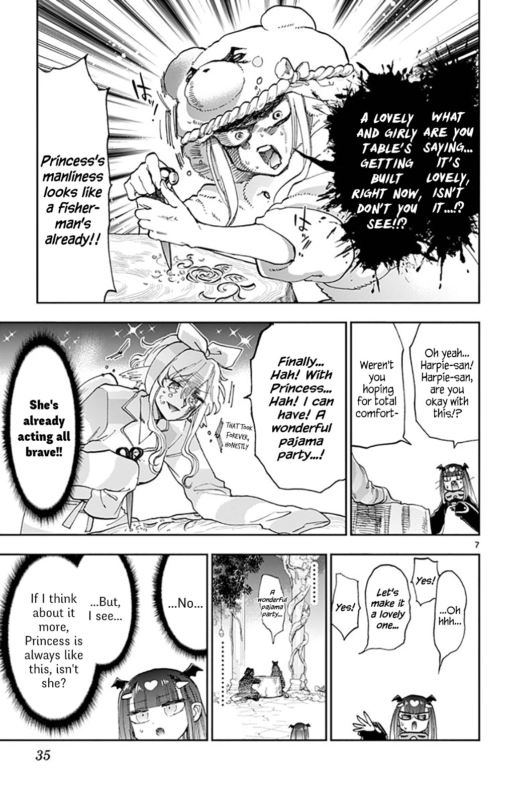 Maou-jou de Oyasumi Chapter 133 page 7 - Chapter 133: I'll Give All I've Got For Both Hobbies and Work!