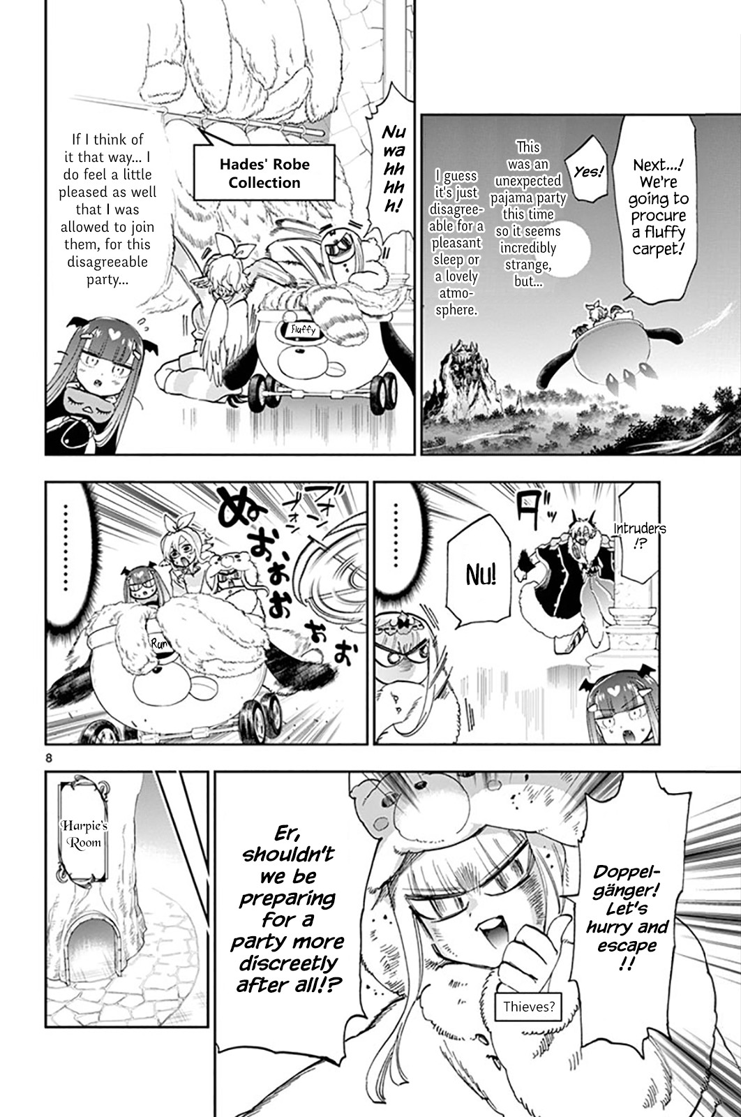 Maou-jou de Oyasumi Chapter 133 page 8 - Chapter 133: I'll Give All I've Got For Both Hobbies and Work!