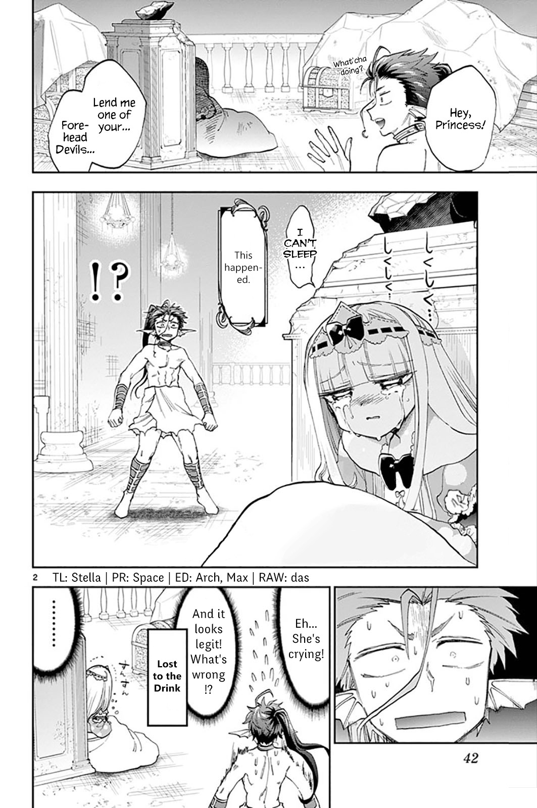 Maou-jou de Oyasumi Chapter 134 page 2 - Chapter 134: Lamenting Boy & Girl