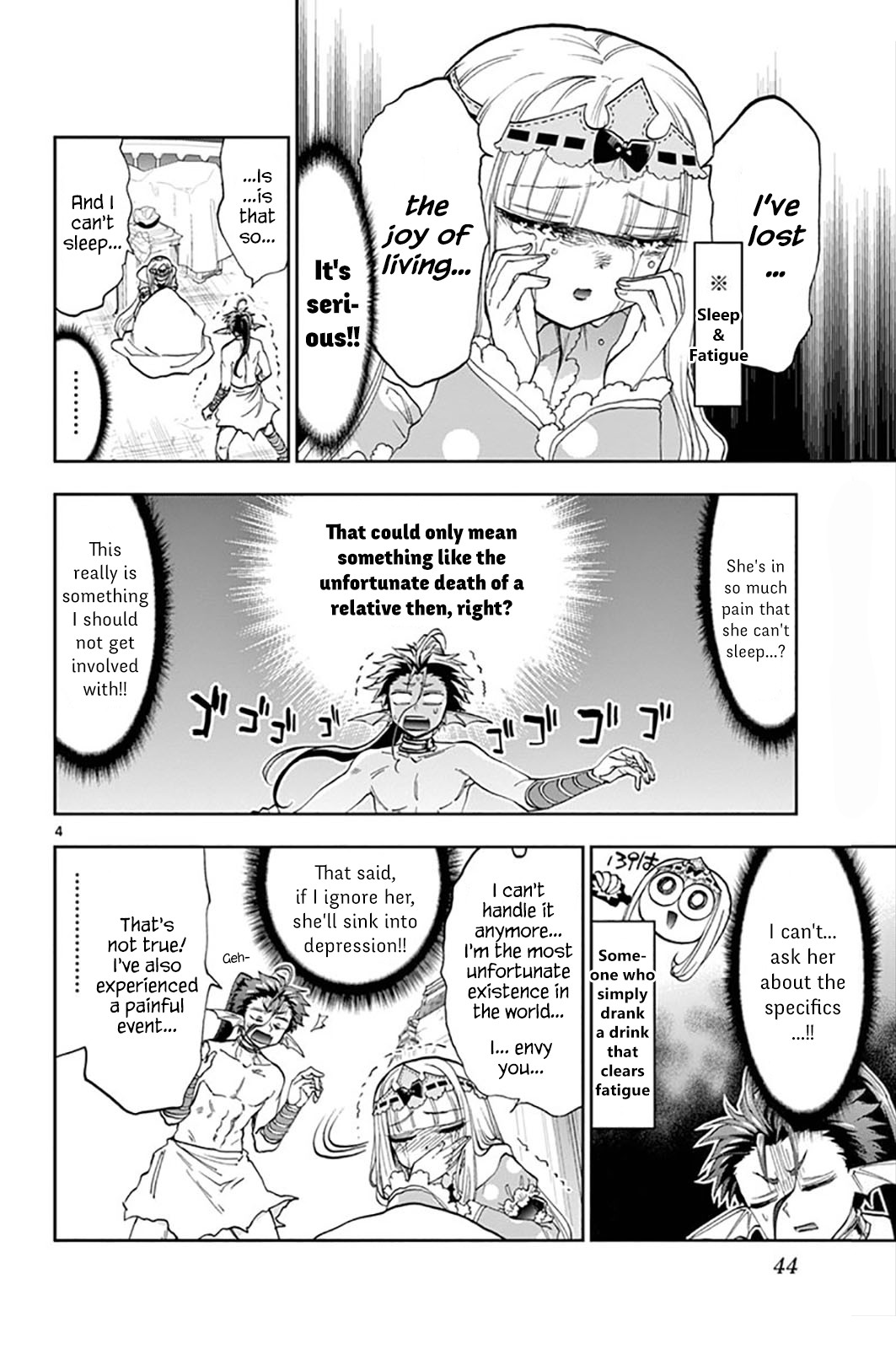 Maou-jou de Oyasumi Chapter 134 page 4 - Chapter 134: Lamenting Boy & Girl