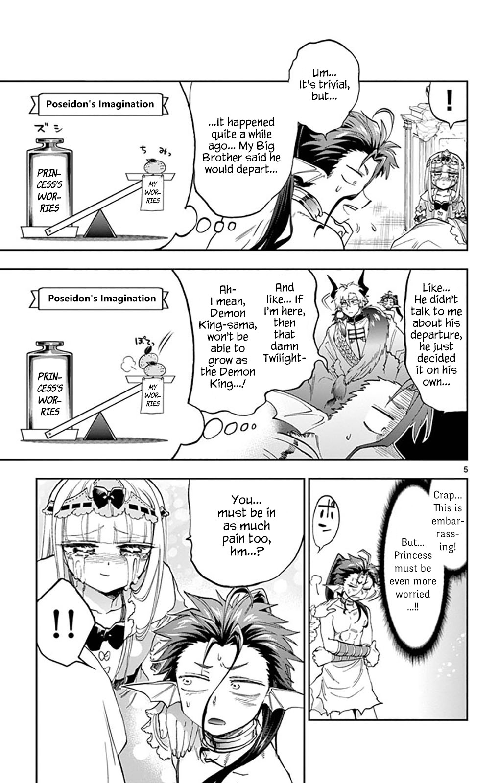 Maou-jou de Oyasumi Chapter 134 page 5 - Chapter 134: Lamenting Boy & Girl